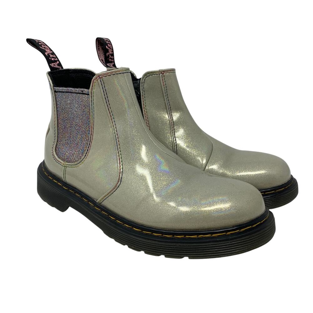 Dr. Martens 2976 Chelsea Boots Women's US 5 EU 36 Iridescent Holographic Pearl
